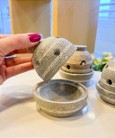 Turibulo em pedra sabão