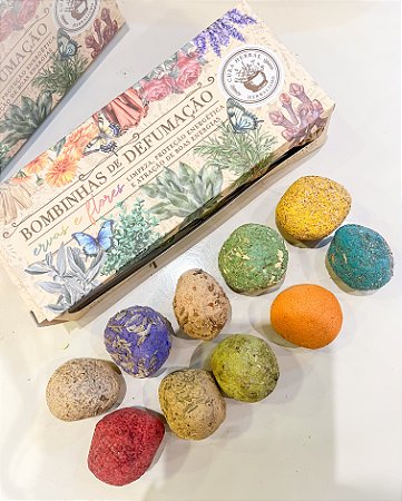 Bombinhas Ervas e Flores 10 un. Cura Herbal