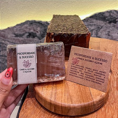 Sabonete Natural - PROSPERIDADE E SUCESSO