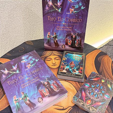 Tarô Elo Cósmico - 78 cartas e livro