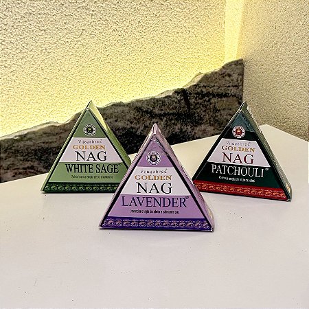 Golden Nag – Incenso Cone Backflow (Cascata)