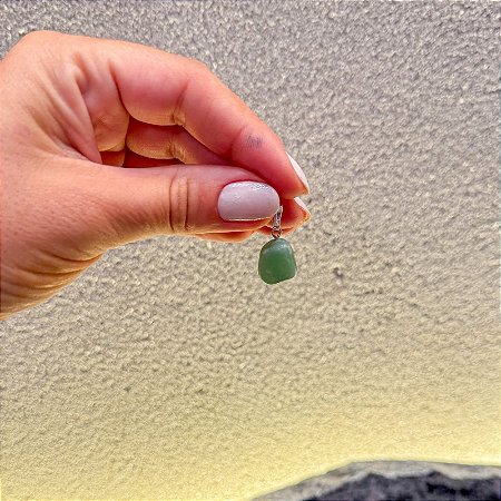 Pingente de Quartzo Verde e/ou Signo Cancêr