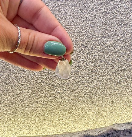 Pingente de Quartzo transparente e/ou Signo Gêmeos