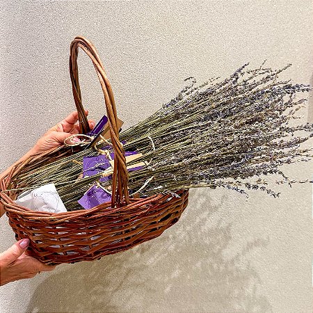Mini Buquê de Lavanda Natural Seca