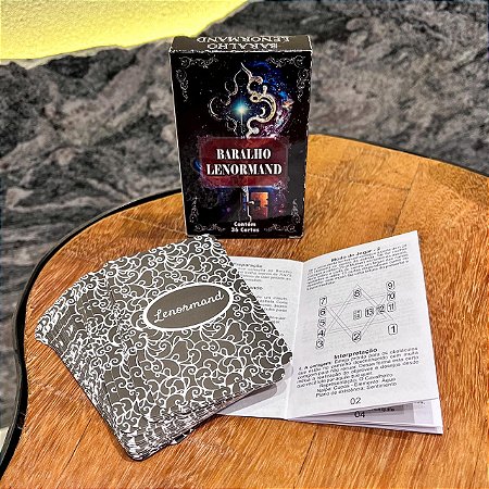 Baralho Lenormand - 36 cartas