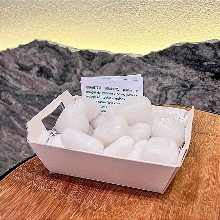 Quartzo Branco - Pedra Rolada