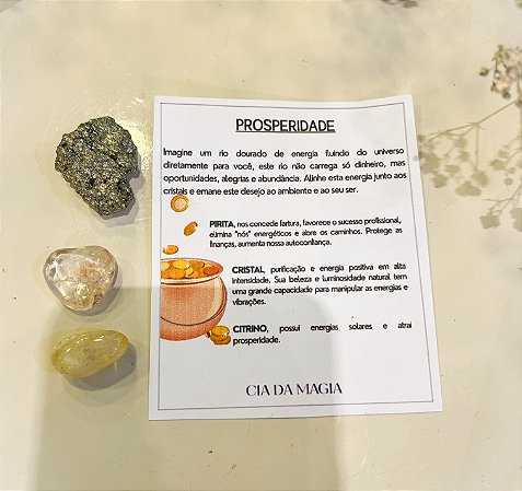 Kit da Prosperidade - Pedras Roladas