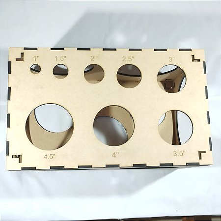Medidor de Balão até 10" em MDF 6mm