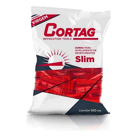Cunha Niveladora Slim Pacote 100 unidades Cortag