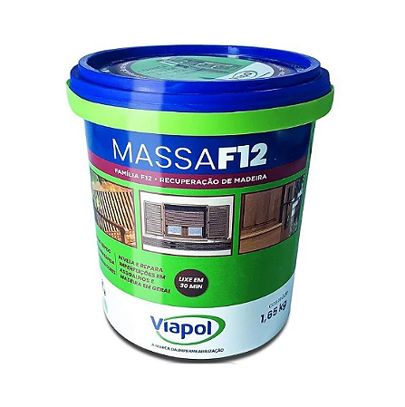 Massa Madeira F12 Viapol Cerejeira 1,65Kg
