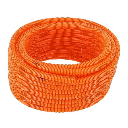 Mangueira Corrugada Laranja 50 Metros 3/4"