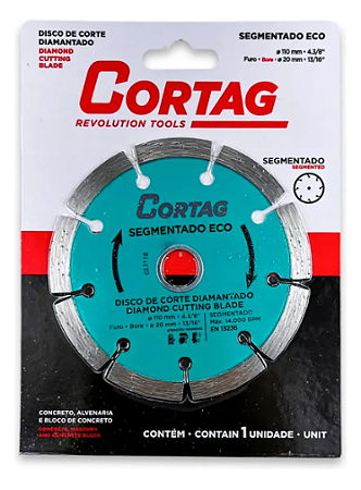 Disco Diamantado Segmentado Eco Cortag