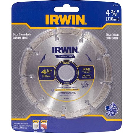 Disco Diamantado Segmentado Irwin