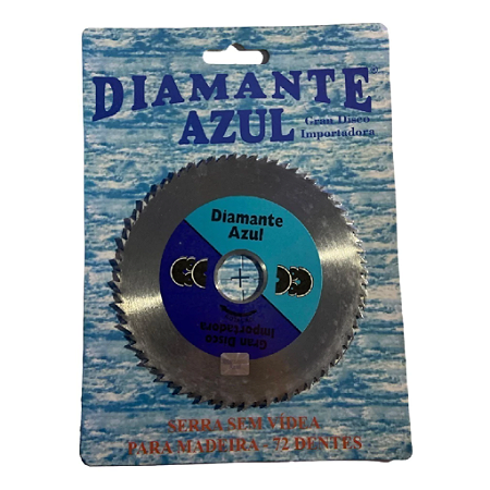 Disco De Serra Furo 20MM 72D Diamante Azul