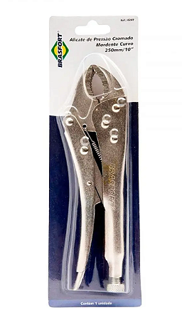 Alicate Pressão Brasfort Curvo 10'' Brasfort