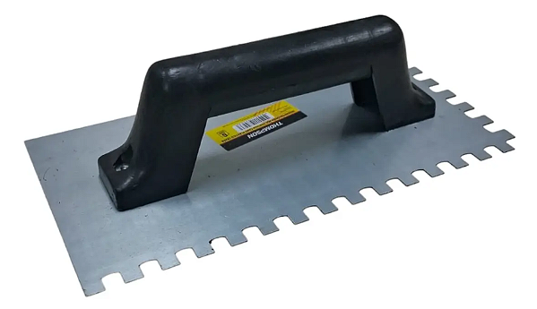 Desempenadeira Aço Dentada Cabo Plástico 12x24cm Thompson