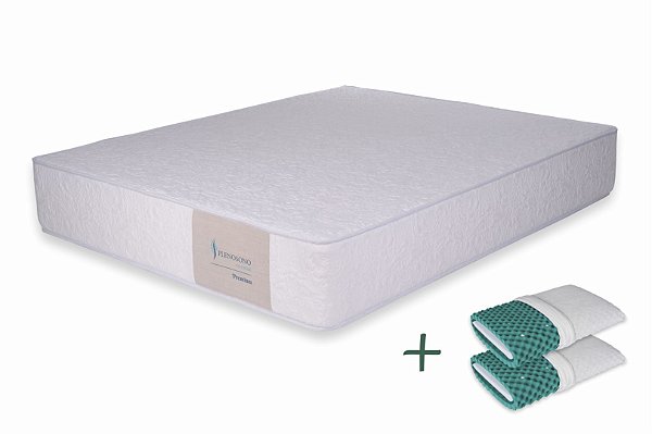 Colchão BIOATIVO Premium MHR com 2 Travesseiros Bioativos