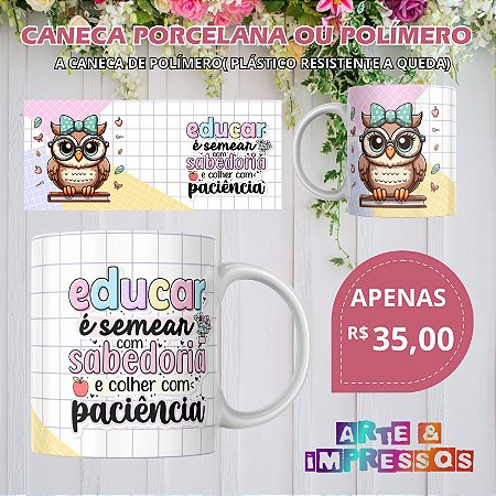 CANECA DE PORCELANA  DIA DOS PROFESSORES
