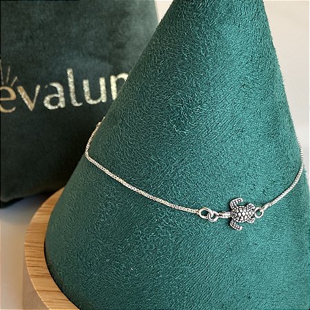 Pulseira tartaruga em prata925