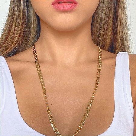 Colar Caribe com Banho de Ouro 18k