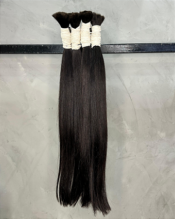 Cabelo Indiano Liso Liga Branca  - 100g