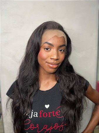 Lace Front 60cm - Liso ondulado