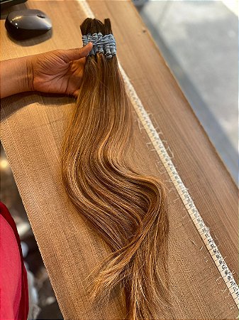 Cabelo Liso Loiro Patrícia - 100g