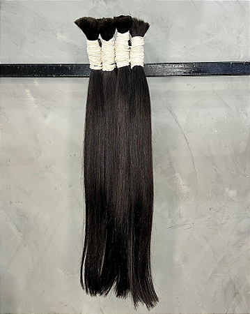 Cabelo Indiano Liso - Liga Branca  - 100g
