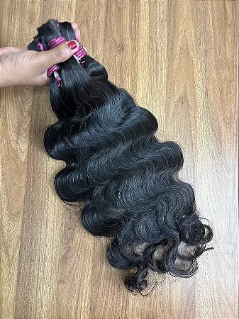 Cabelo Liso Ondulado - Liga Rosa - 100g