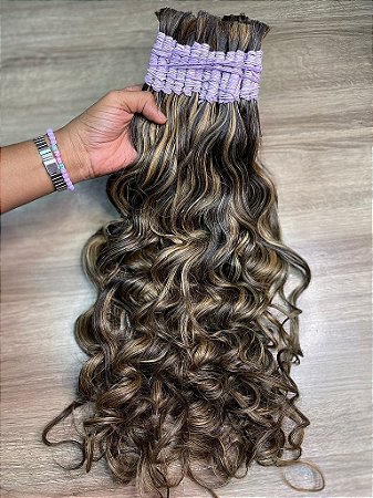 Cabelo Loiro Anita Mesclado - Ondulado - 100g