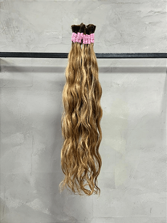 Cabelo Loiro Patrícia Mesclado - Ondulado - 100g