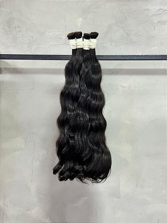 Cabelo Indiano Premium Ondulado - Liga Branca - 100g