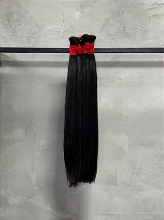 Cabelo Indiano Liso - Liga Vermelha - 100g