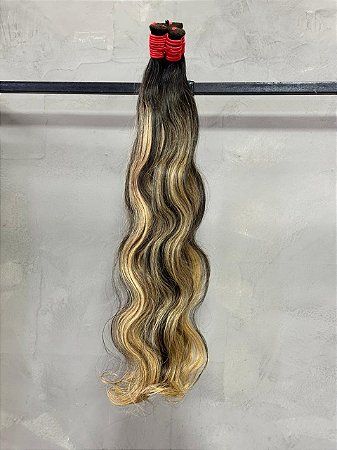 Cabelo Loiro Vietnamita Mesclado - Ondulado - 100g