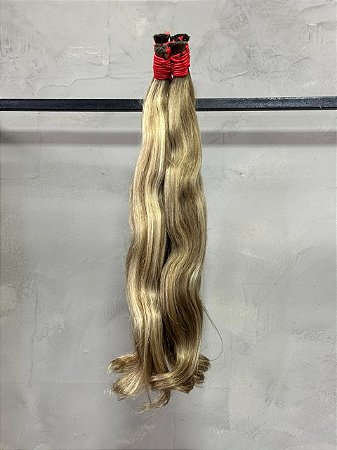 Cabelo Loiro Vietnamita Mesclado Claro - Ondulado - 100g