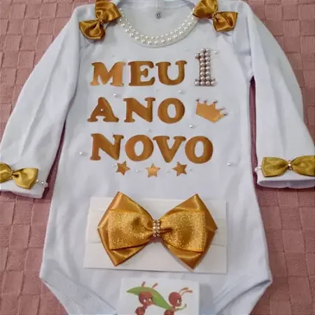 Body bebê  Edição Ano Novo
