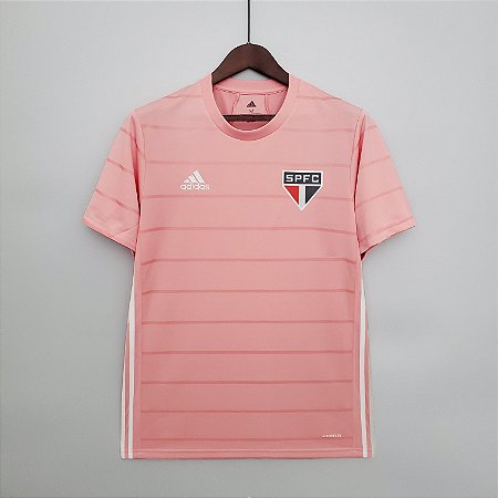 camisa são paulo outubro rosa masculina