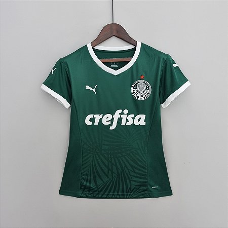 Camisa Palmeiras I 22/23 - Feminina - Prata Imports