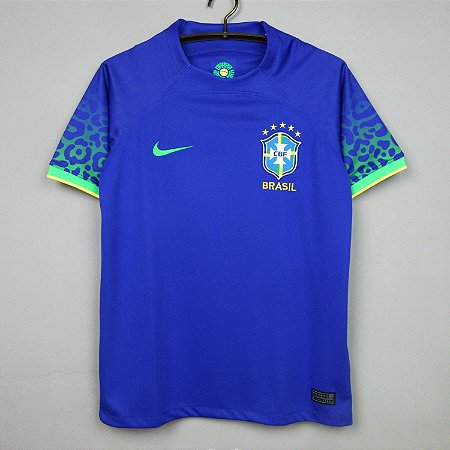 Camisa Brasil II 22/23 - Masculina - Prata Imports
