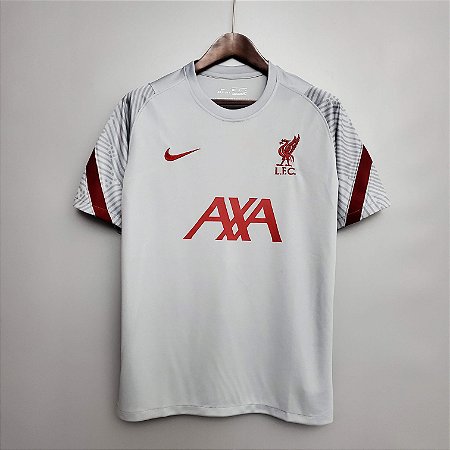 camiseta pre jogo liverpool