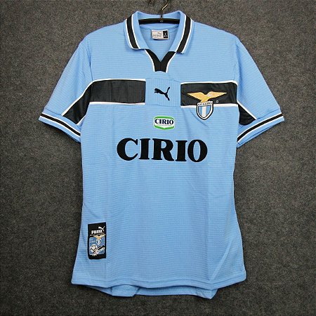 Camisa Lazio I 99/00 (Serie A) - Masculina - Prata Imports