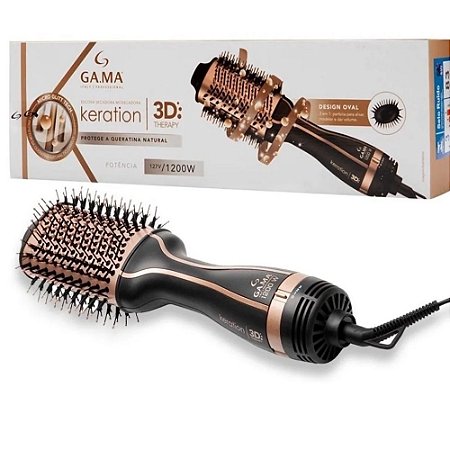 Gama Italy Escova Secadora Keration 3D Therapy 1200W 110V