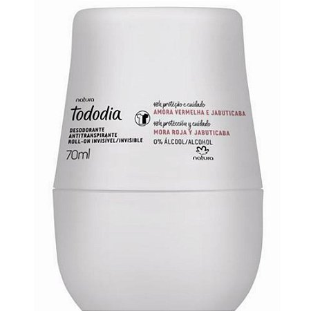 Natura Tododia Desodorante Roll-On Amora Vermelha E Jabuticaba 70ml -  Perfumaria Carol