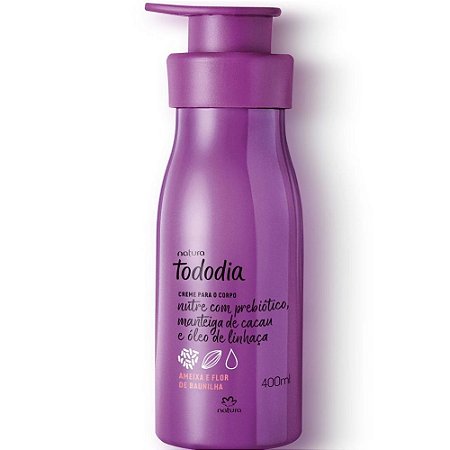 Natura Tododia Creme P/ Corpo Ameixa E Flor De Baunilha 400ml - Perfumaria  Carol