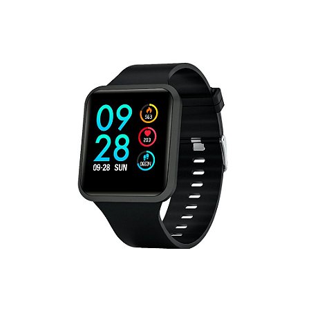 Smartwatch Relógio Inteligente Xtrax Watch Preto, Bluetooth, Android/iOS, Resistente a Água, Batimento Cardíaco, Touch