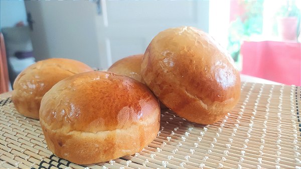 Mini pão de hambúguer tradicional