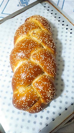 Challah c/ passas - pão Judaico (ISRAEL)