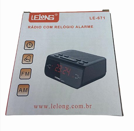 lelong radio relogio