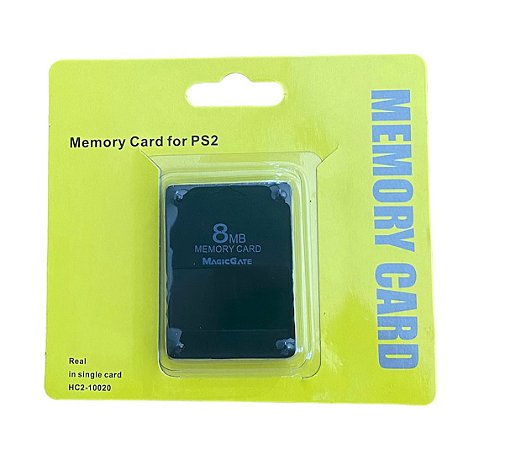 Memory Card Choki Para PS2 16 MB Memória Real - Cartão de Memória