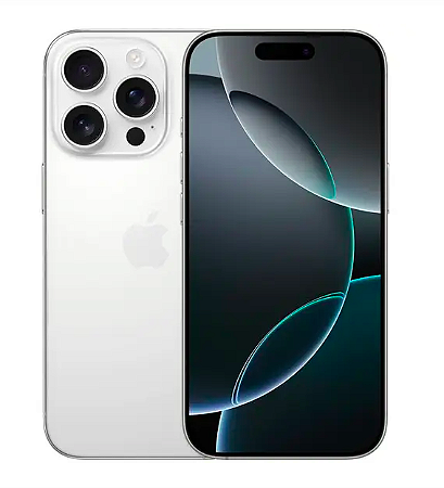 Apple iPhone 16 Pro 128GB Titânio Branco 6,3" 48MP iOS 5G